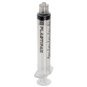 BD Spritzen Plastipak Luer-Lock, steril, 5ml, 3-teilig, Lock-Luer-Ansatz, Einweg, 125 Stück