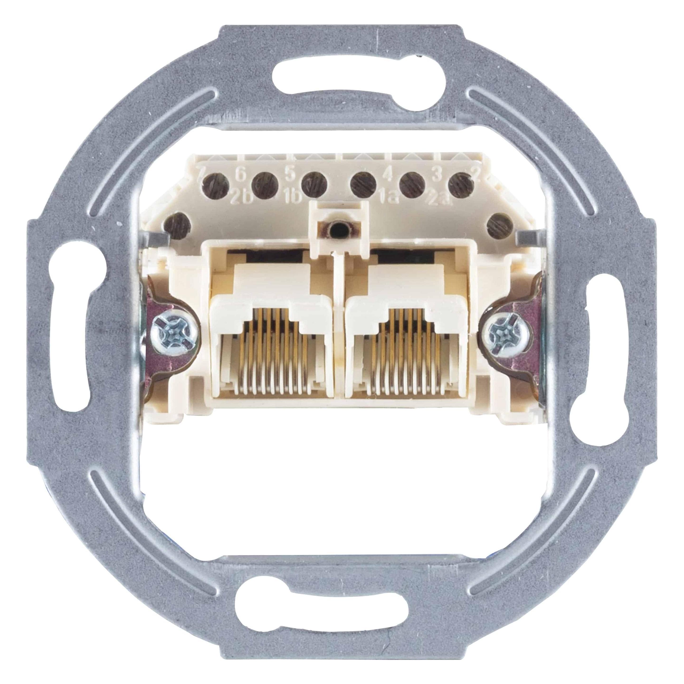 Shiverpeaks S/CONN maximum connectivity UAE Anschlussdose 2 x 8/8, parallel, ohne Abdeckung, Unterputz (74231-1)