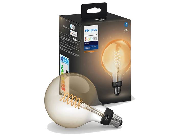 Philips HUE Lichtbron E27 Filament G125 White