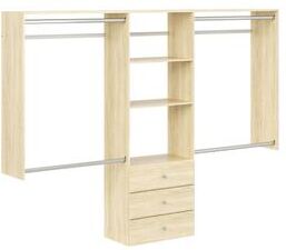 Easy Track 8 Ft.W. Deluxe Plus Laminate Closet Kit