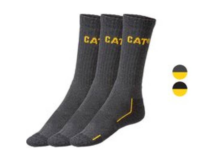 CATERPILLAR Lot de 3 paires de chaussettes de travail homme