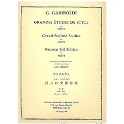 Grandes études de style op.134 pour flûte, Fachbücher von Giuseppe Gariboldi