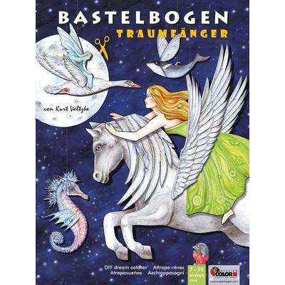 Traumfänger basteln aus Papier Bastelbogen fliegende Tiere, Elfe, Fee, Geheftet von , Atelier Color