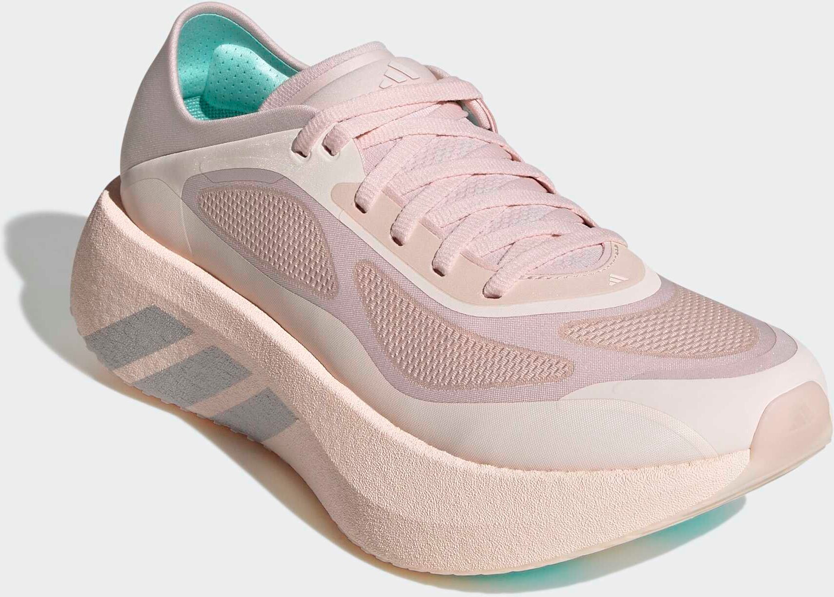 Laufschuh ADIDAS PERFORMANCE "HYPERBOOST RUN", Damen, Gr. 43, rosa (pink tint, wonder taupe, flash aqua), Textil, Schuhe Laufschuh, mit innovativer Hyperboost Pro Technologie pink tint, wonder taupe, flash aqua 43