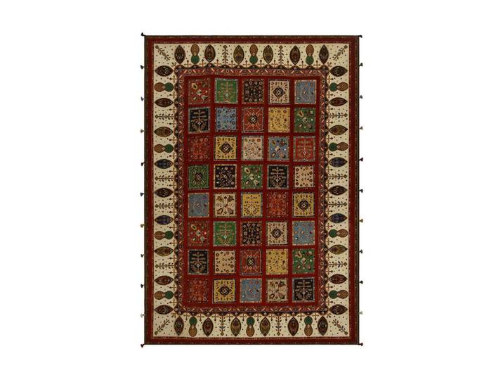 Cazaris Orientteppich Eternal Beauty, Rot, Patchwork, rechteckig, 90x160 cm, Care & Fair, AZO-frei, Teppiche und Böden, Teppiche, Orientteppiche