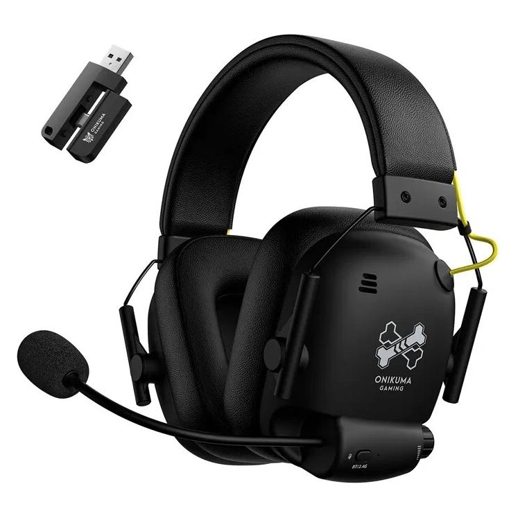 Onikuma GT888 Gaming-Kopfhörer (Schwarz) (Kabelgebunden, Kabellos) (GT888)