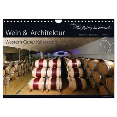 Wein & Architektur 2026 (Wandkalender 2026 DIN A4 quer), CALVENDO Monatskalender