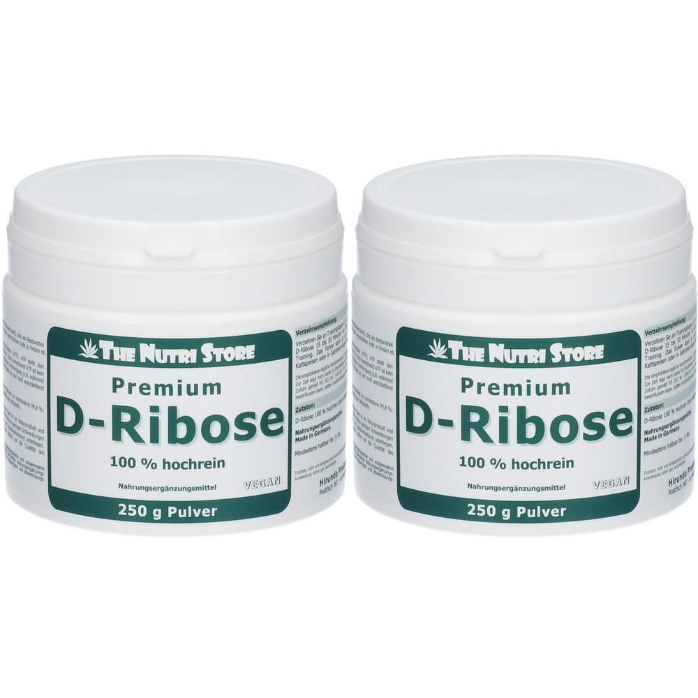 D-Ribose 100% hochrein Pulver 2x 2x250 g
