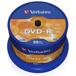 Verbatim DVD-R 43548 Spindle 16x 4.7 GB 50 Stück