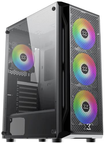 Xigmatek Gaming X Midi-Tower Gaming-Gehäuse Schwarz Seitenfenster