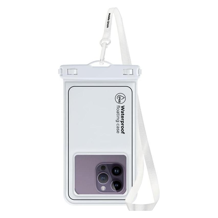 Mobile Origin Waterproof floating case 6.5" - white/black (Universal) (DBL-WHT-BLK01)