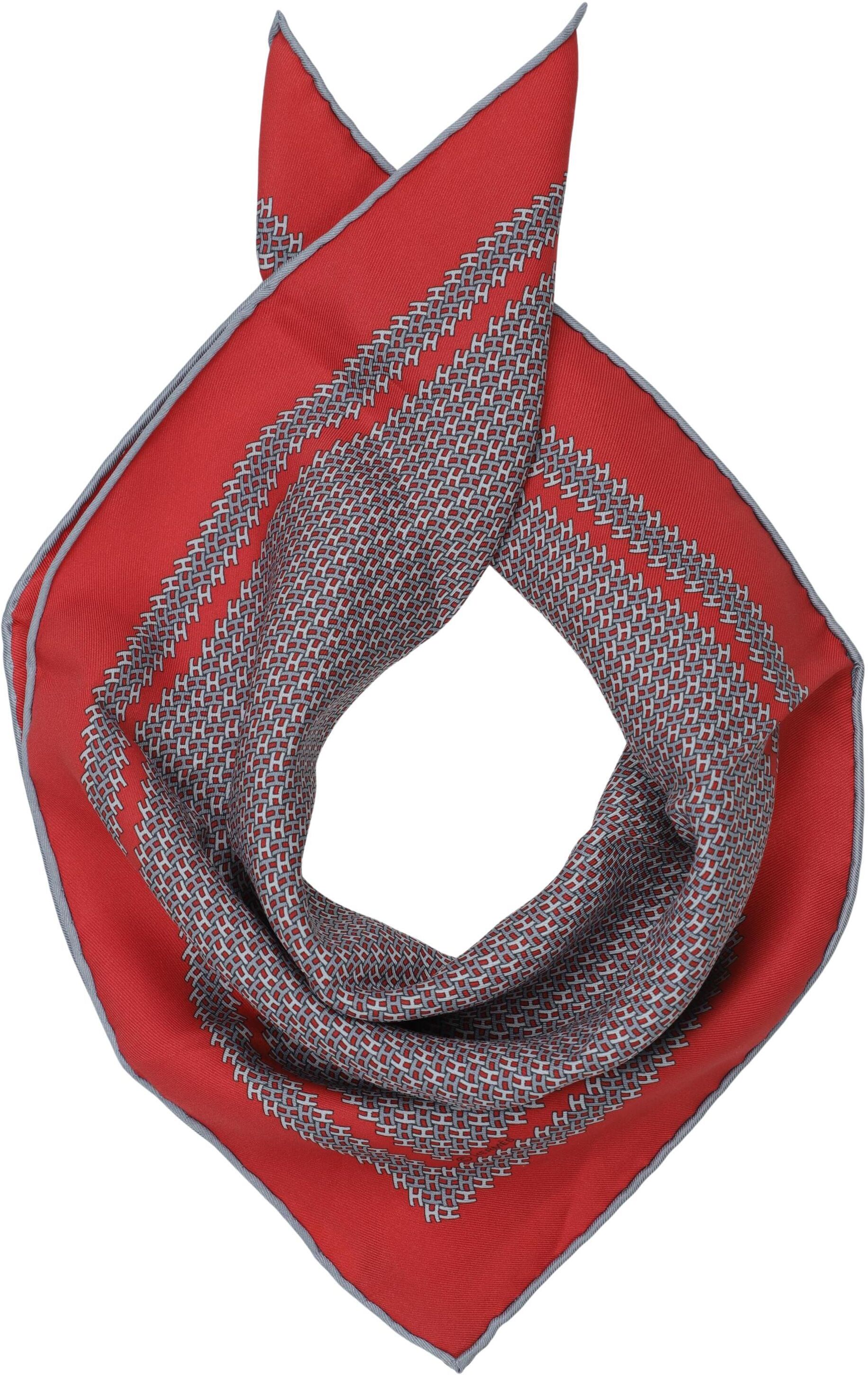 Hermès Damen Schal oder Tuch, Rot, Seide - Second Hand