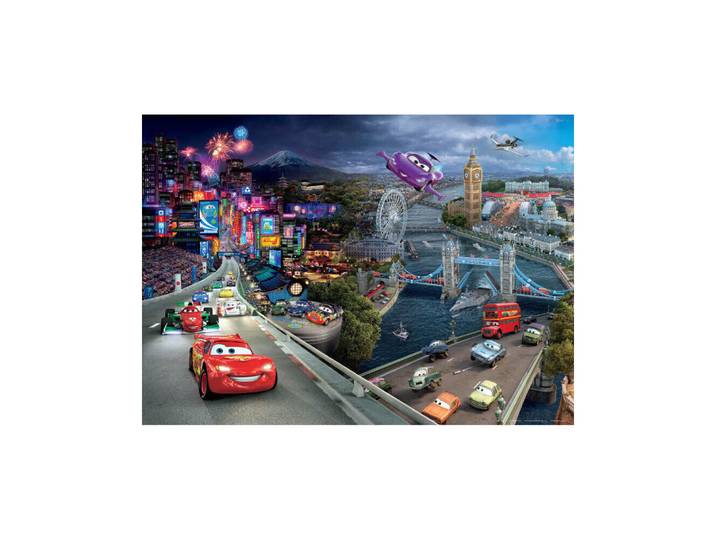 Poster Xxl Intisse Cars 2 Disney 155x115 Cm