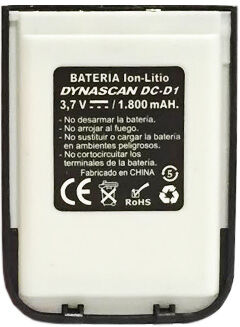 Batterie 1800 mAh pour Dynascan 1D Batterie de rechange