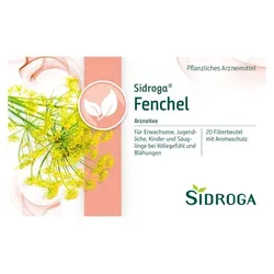 SIDROGA Fenchel Tee Filterbeutel 20X2.0 g