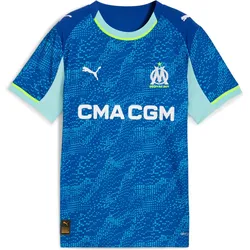 Puma, Unisex, Fussballtrikot, OM Third Kindertrikot 2025/26 (152), Blau