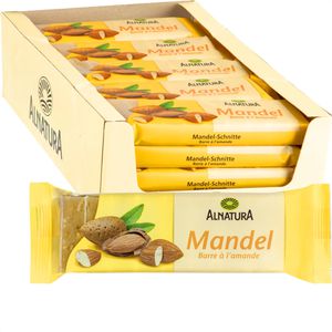 Alnatura Müsliriegel Mandel, BIO, laktosefrei, je 75 g, 20 Riegel