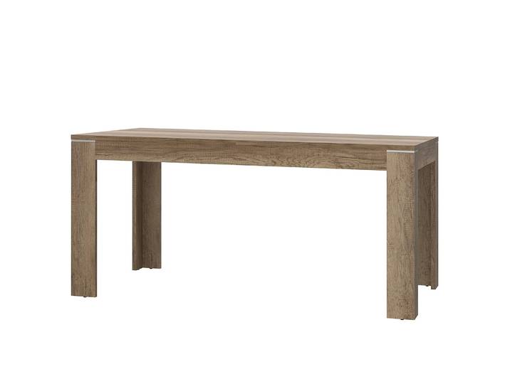 Table extensible 160 x 75 x 90cm Marron