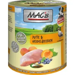 Mac's Dog Pute & Heidelbeere 800g