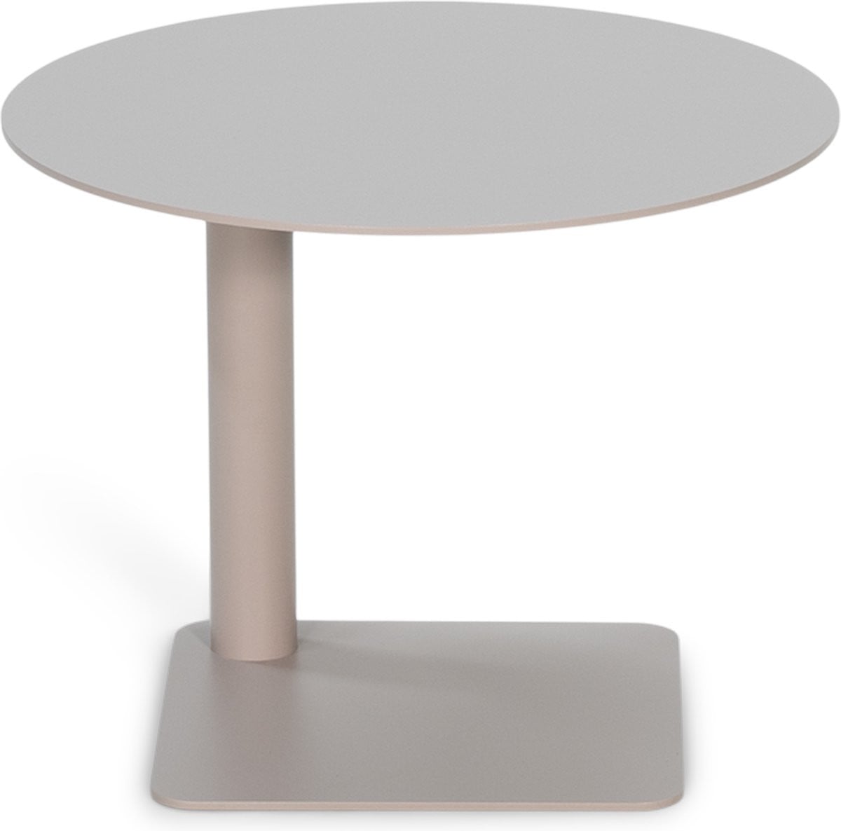 Spinder Design bijzettafel Sunny 30 - Silky Taupe - Ø 40 cm - Staal