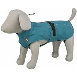 Trixie Vimy raincoat, M: 45 cm, petrol (M), Hundemantel