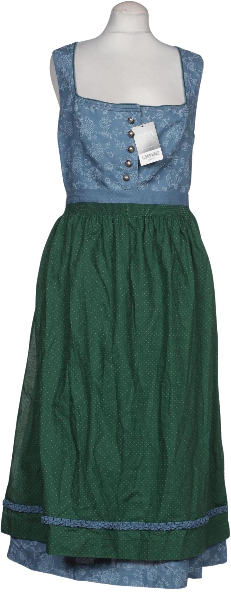 Wenger Tracht Damen Kleid, Mehrfarbig, Gr. EU 48, Baumwolle - Second Hand