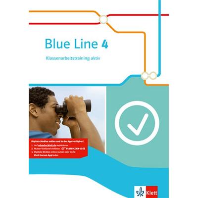 Blue Line 4. Klassenarbeitstraining aktiv! 8. Schuljahr. Ausgabe 2014, Set von , Klett Schulbuchverlag, 978-3-12-547894-7