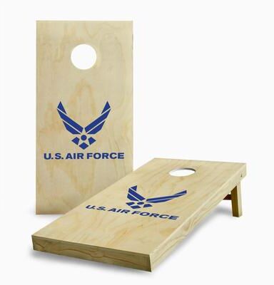 Skip's Garage US Air Force Regulation 2x4 Cornhole Game Set
