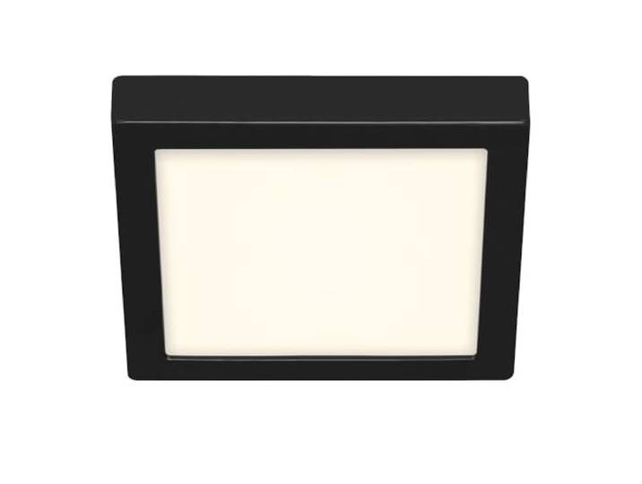BRILONER Leuchten - LED Deckenleuchte, Deckenlampe, 16,5 Watt, 1.600 Lumen, 4.000 Kelvin, Schwarz-Weiß, 225x225x32mm (LxBxH)
