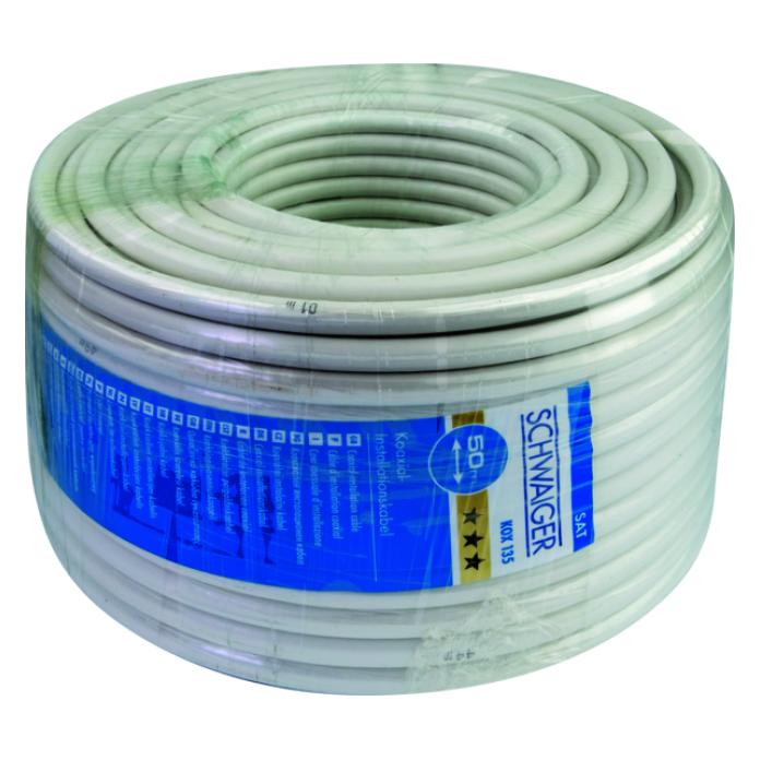 Schwaiger SAT Koaxialkabel 135 dB (135 dB, SAT Kabel) (KOX13550052)