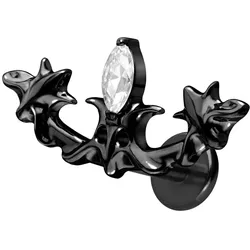 Titan Labret mit Innengewinde GOTISCHES DESIGN