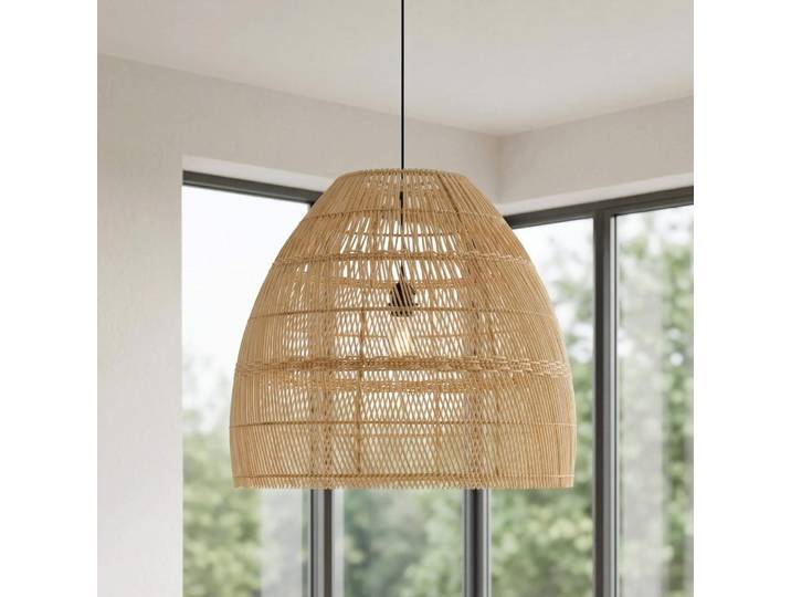 Lampe suspendue en rotin naturel - Nila