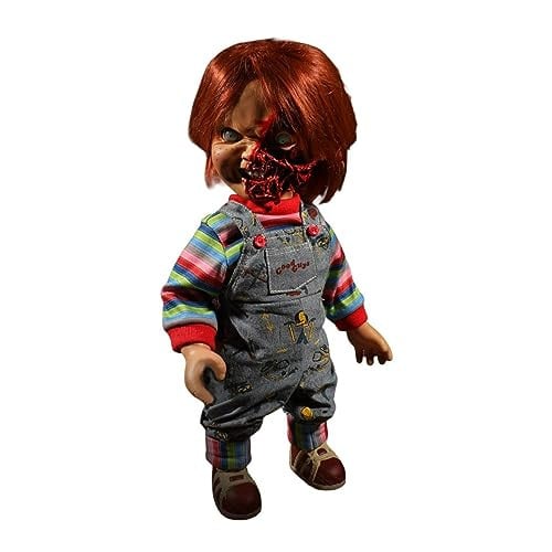Mezco Toys Chucky Pizza Face Designer Series sprekende pop, 38 cm