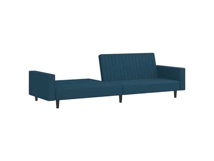 SALE d'hiver Chaise-Canapé convertible - Canapé-lit à 2 places -（salon/chambre）- Bleu - Velours - 220x84 5x69cm T5215