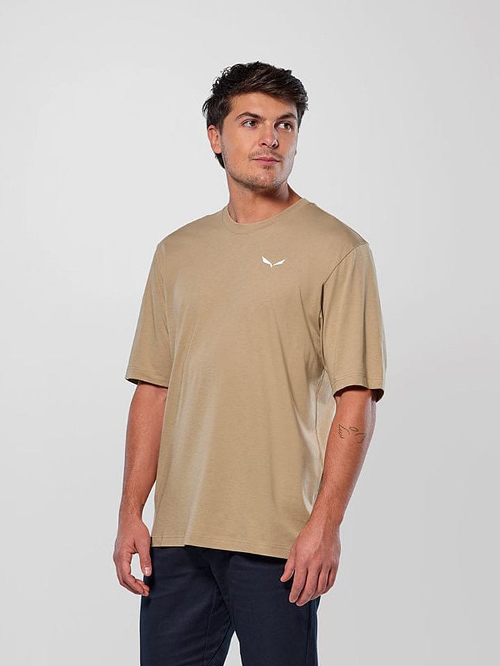 Salewa Shirt in Beige - S