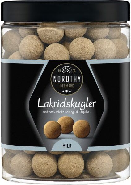 Nordthy Milde Lakridskugler Med Chokolade, 600g