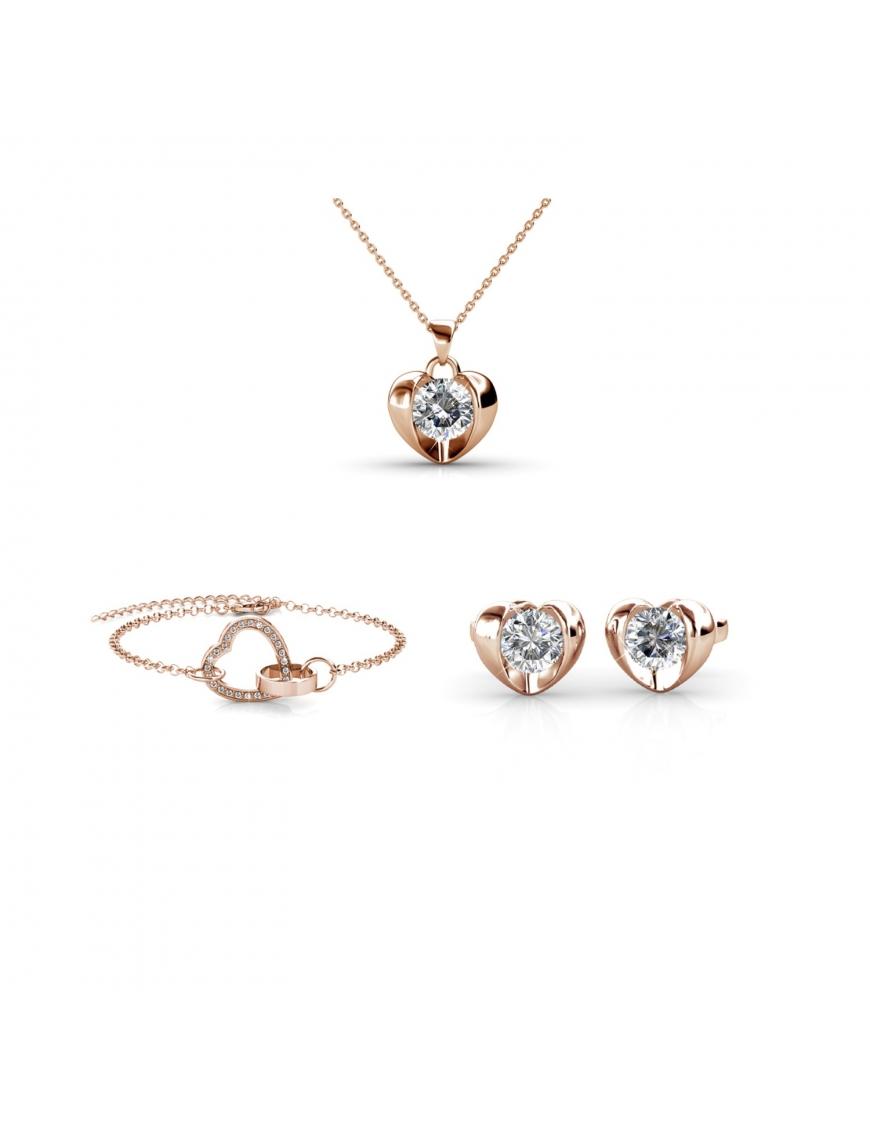 Simply Love Locked Heart voor boomset - Kristal