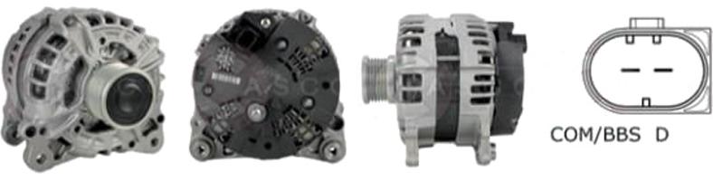 CASCO CAL10545GS Lichtmaschine Generator LiMa 150A 12V für PORSCHE 911 (991) BOXSTER (981) 911 Cabriolet (991) CAYMAN (981) 911 Targa (991)