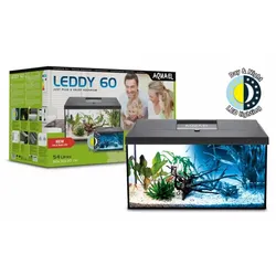 AQUAEL Aquarienset LEDDY Day&Night 60 schwarz 2.0