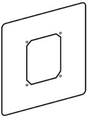 Plaque d'adaptation universelle Schell en acier inoxydable (765942899)
