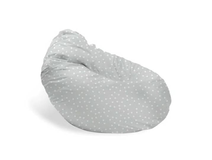 joyfill Sitzsack für Groß und Klein (BioFoam gefüllt 240 L) (5018P Punkte Grau)