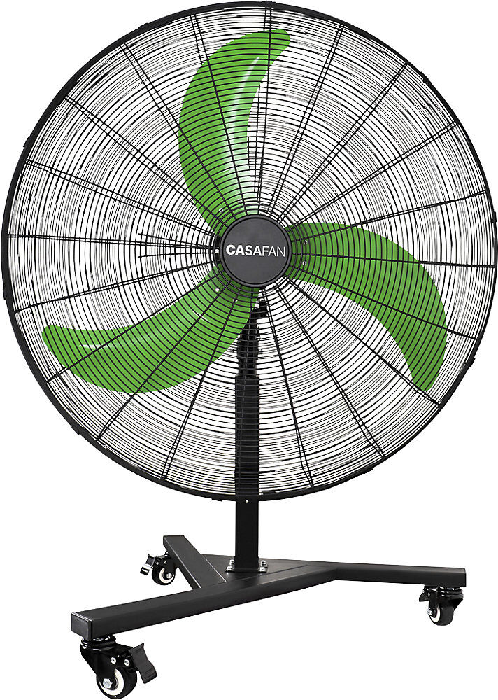 kaiserkraft Mobiler Standventilator WM-S 9 Silent Power, 6 Drehzahlstufen, schwarz CH