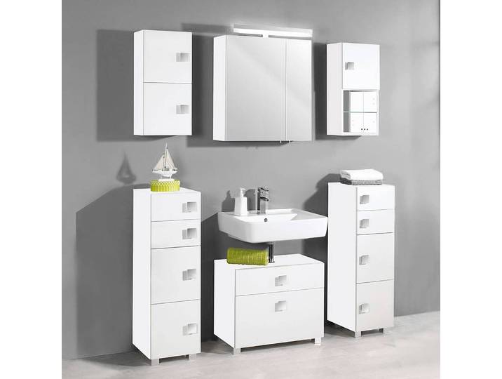 home24 Hangkast 33 x 65 x 20cm wit 2 deuren