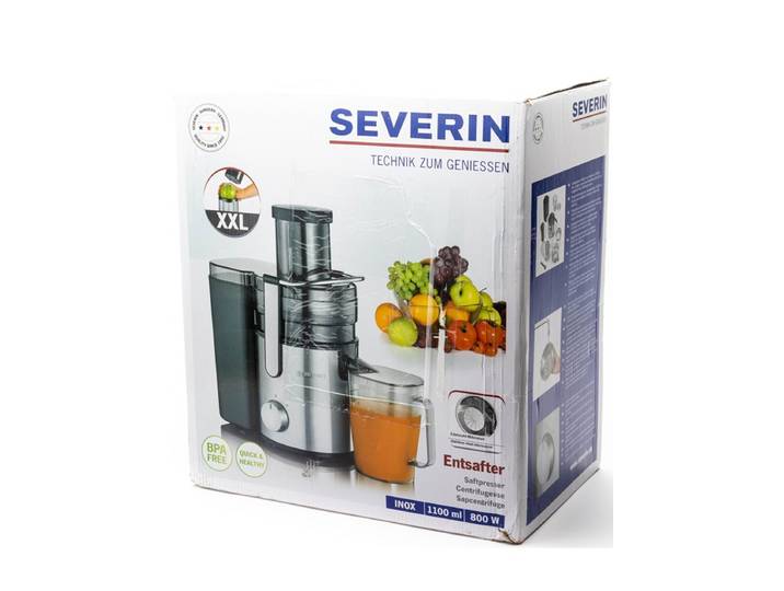 SEVERIN ES 3570 - saftpresser - rustfrit stål/sort