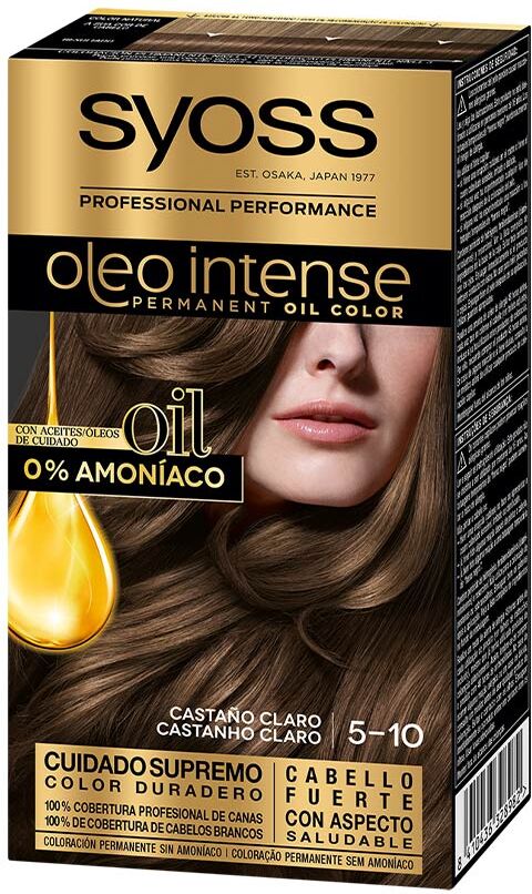 Syoss Olio Intense tinte sin amoniaco #5.10-castaño claro
