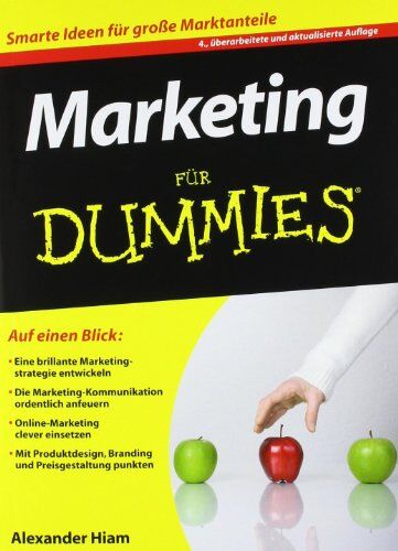 Alexander Hiam - Marketing für Dummies (Fur Dummies) - Preis vom 12.10.2026 11:37:12 h