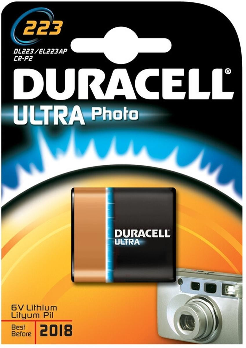 Duracell Ultra Photo 223 Wegwerpbatterij Lithium 6 V 1400 mAh Zwart Bruin 1 stuk