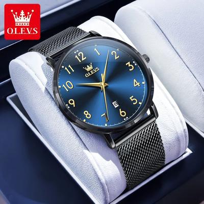 Uplift Essentials Minimalist Precision Business Quartz Watch wd black Blue