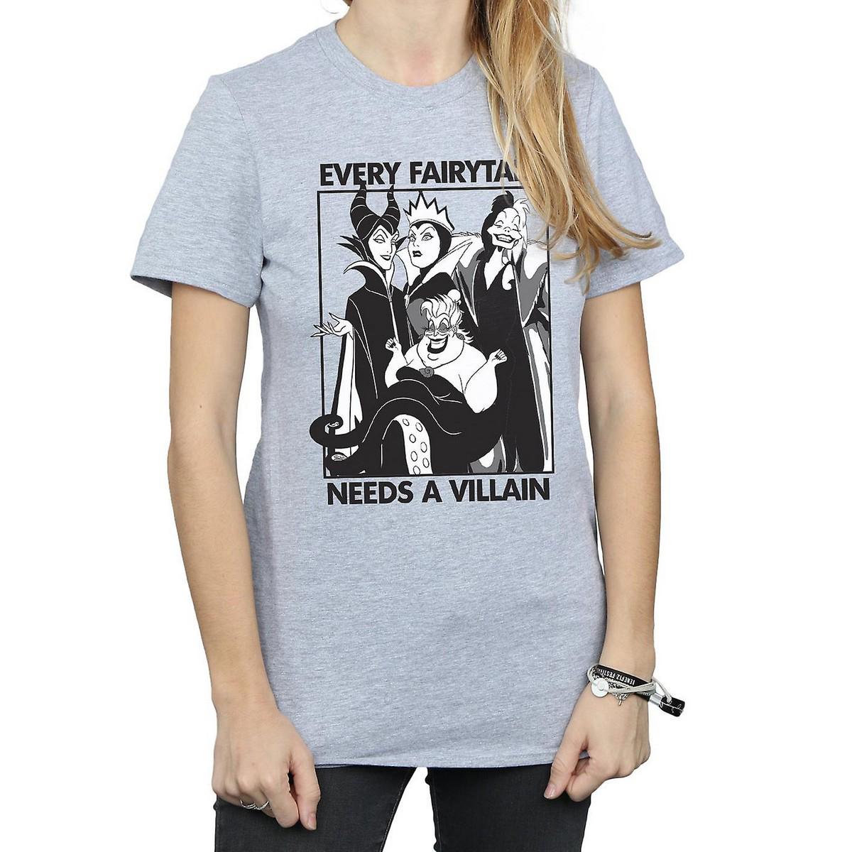 Disney Dames/Dames Elk sprookje heeft een schurk nodig vriendje T-shirt (Sportgrijs)