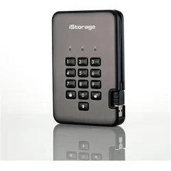 iStorage diskAshur Pro2 (0.51 TB), Externe SSD, Grau